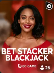 Bet Stacker Blackjack BC Game Italia game cover