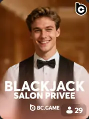 Blackjack Salon Privee BC Game Italia game cover