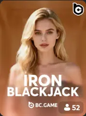 Iron Blackjack BC Game Italia game cover