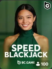 Speed Blackjack BC Game Italia game cover