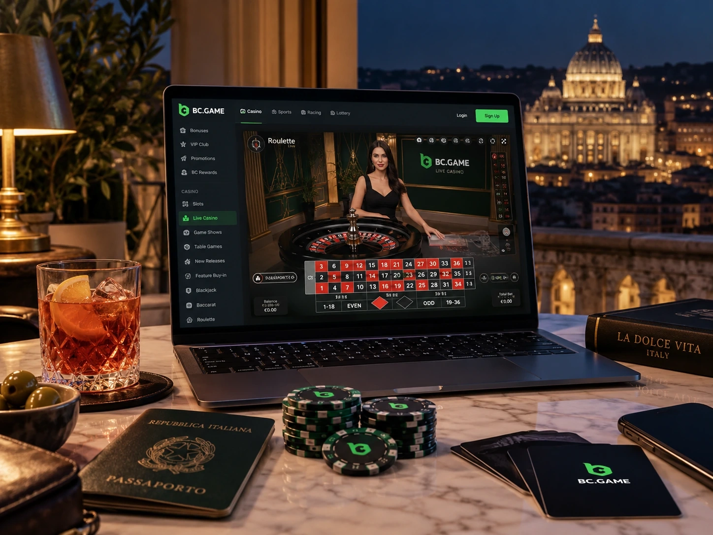 Gioco da casino su BC Game Italia
