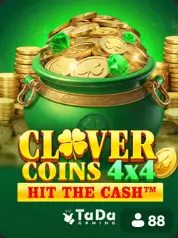 Clover Coins 4x4 Hit The Cash BC Game Italia game cover
